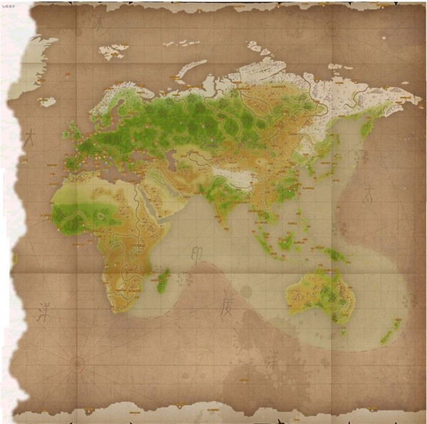《航海日记2》世界地图一览
