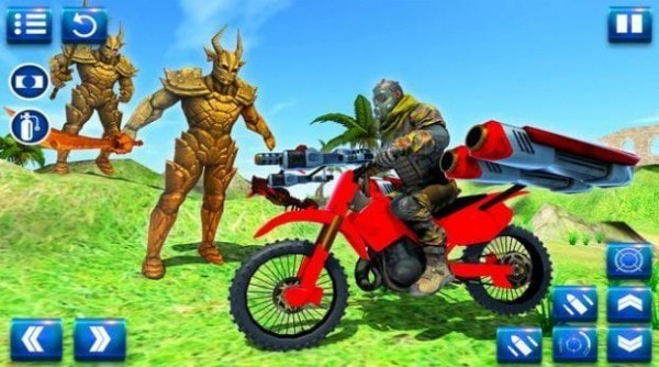 摩托车沙滩搏斗Motorbike Beach Fight0